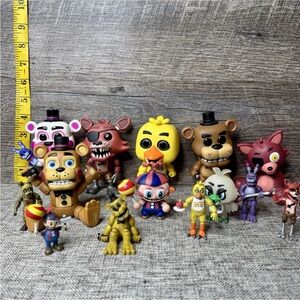 Funko Pop! Vinyl: Five Nights at Freddy's Lot + 2” Figure Lot & More Loose 14 Pc